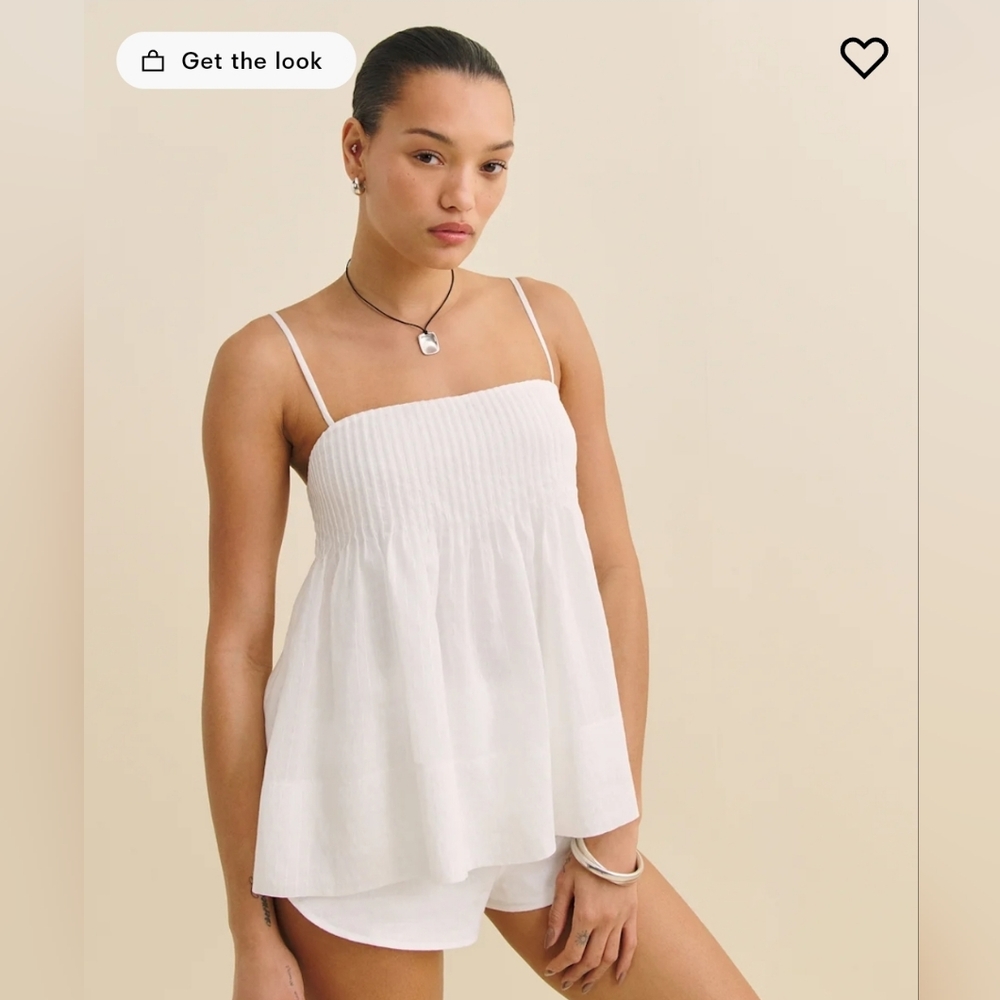 Reformation Cici Pintuck Tank. 4